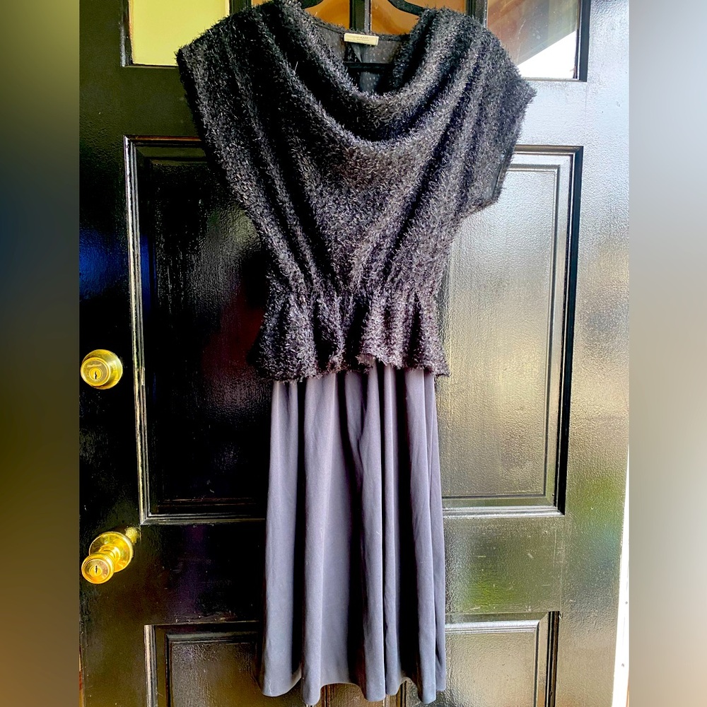 Vintage Jackie O Cowl Neck Party Dress